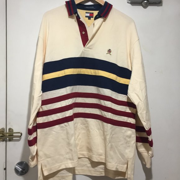VINTAGE TOMMY HILFIGER POLO SHIRTS SIZE L - Picture 1 of 9
